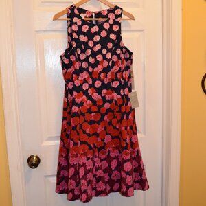 Maggy London Flower Dress Size 14